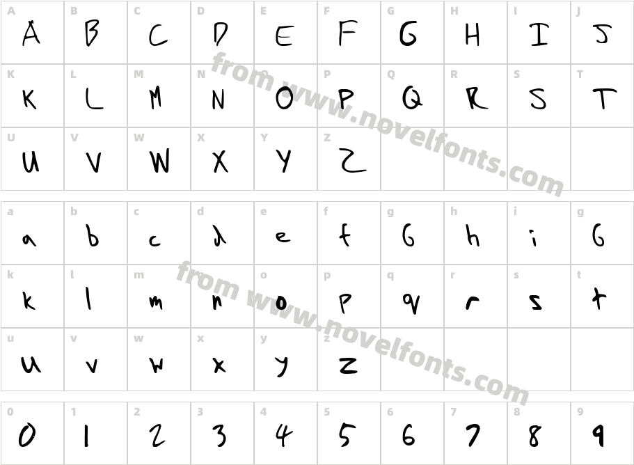 FSO skifyre extra normalCharacter Map