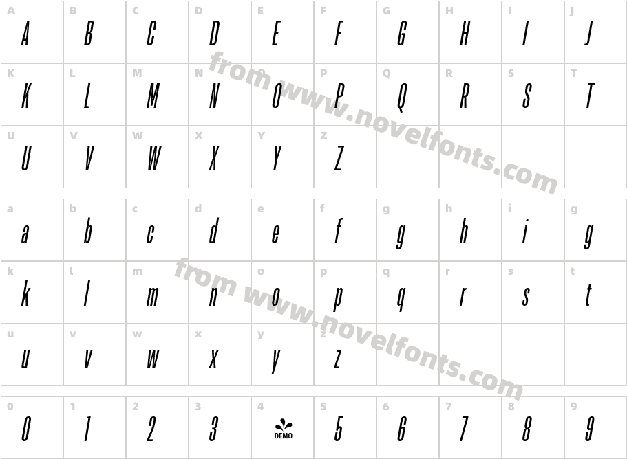 FSP DEMO - Rslv Sns Smbld Cm tCharacter Map