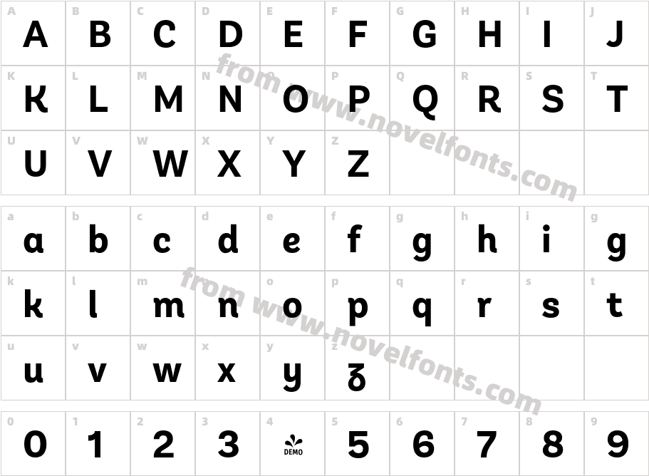 FSP DEMO Andes Neue Alt 2 Bold RegularCharacter Map