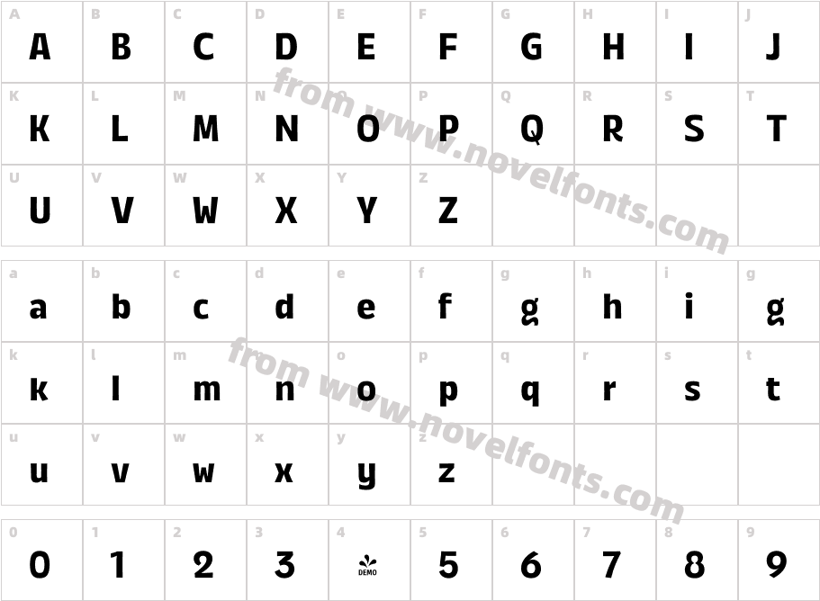 FSP DEMO Annuario BoldCharacter Map