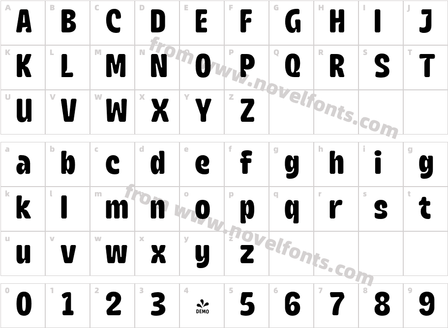 FSP DEMO Beranda Round RegularCharacter Map