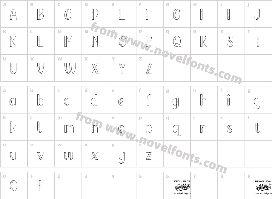 Lovely Orange DotCharacter Map