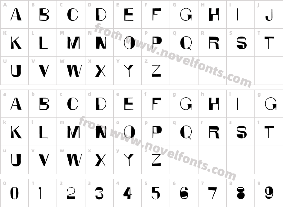 AnarkoCharacter Map