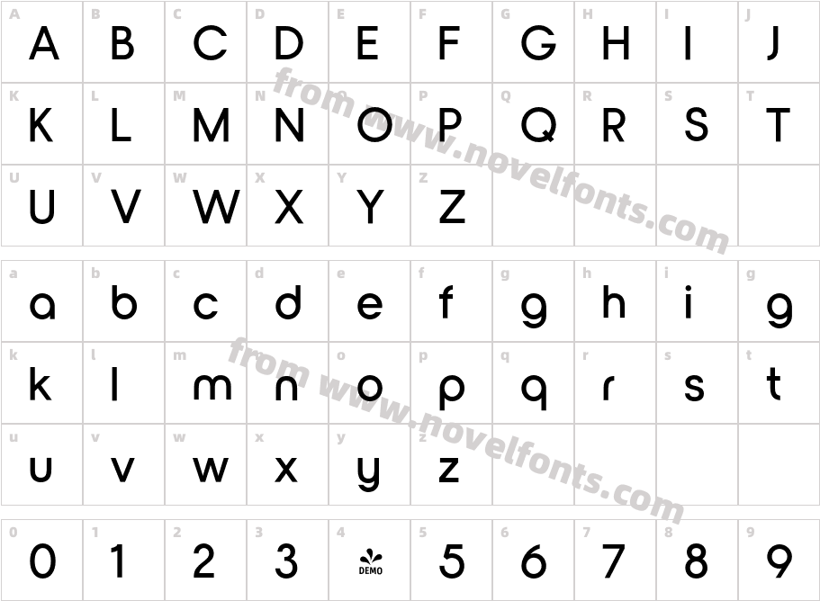 FSP DEMO Nordique Pro Semibold RegularCharacter Map