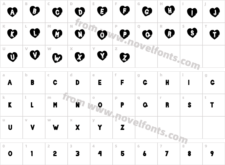 LoverboyCharacter Map