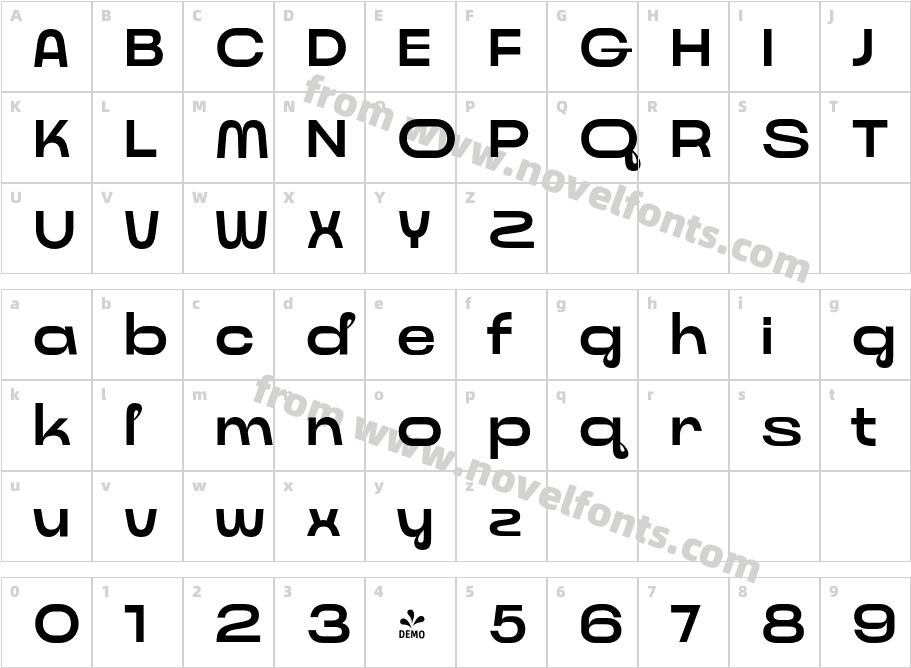 FSP DEMO Nowina Semibold RegularCharacter Map