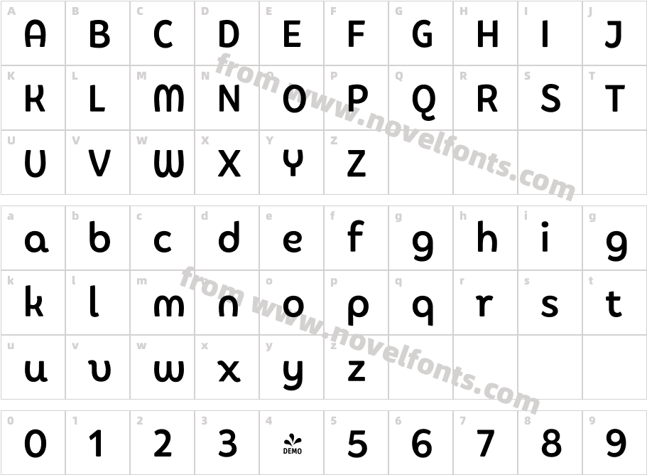 FSP DEMO Picaflor Soft Semibold RegularCharacter Map