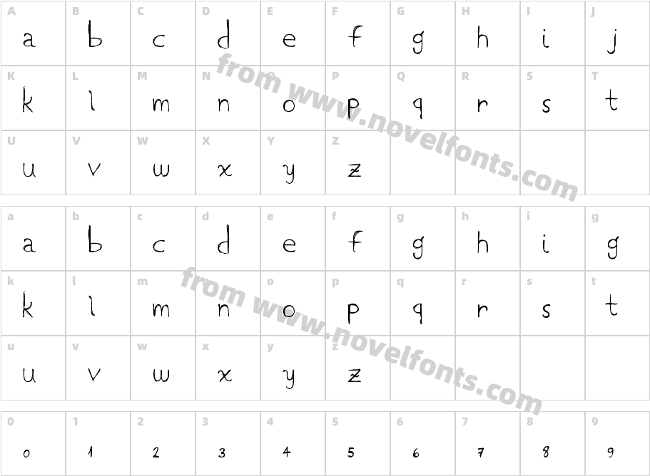 LowCaseCharacter Map