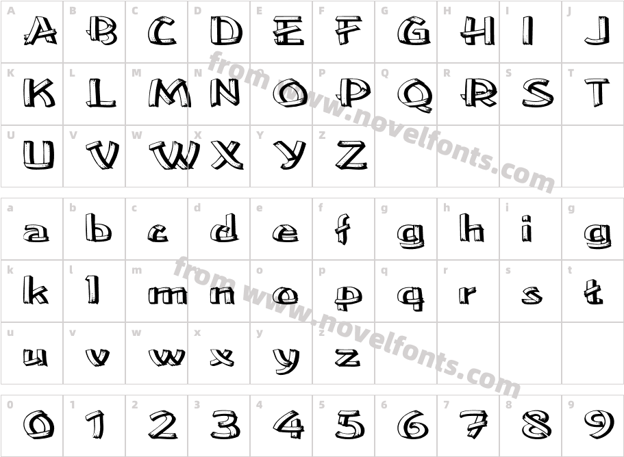 LowEa ExCharacter Map