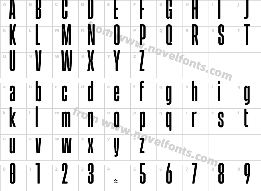 FSP DEMO Tallica Semibold RegularCharacter Map