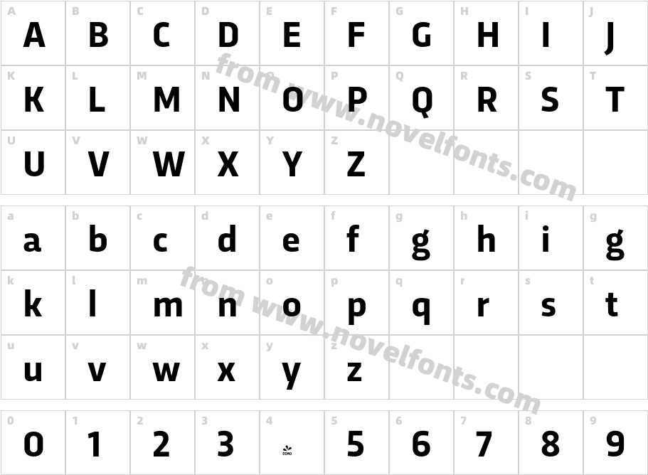 FSP DEMO Trasandina Bold BoldCharacter Map