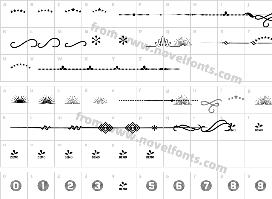 FSP DEMO Vourla Extras1 RegularCharacter Map
