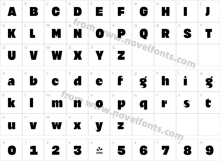 FSP DEMO Yalla Pro Semibold RegularCharacter Map