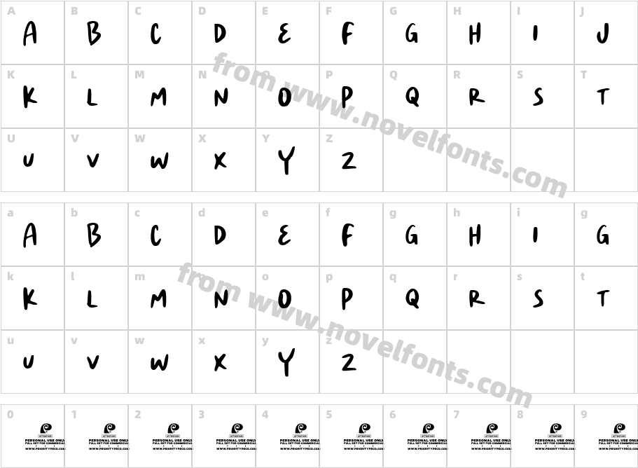 Fancy Thread DEMOCharacter Map