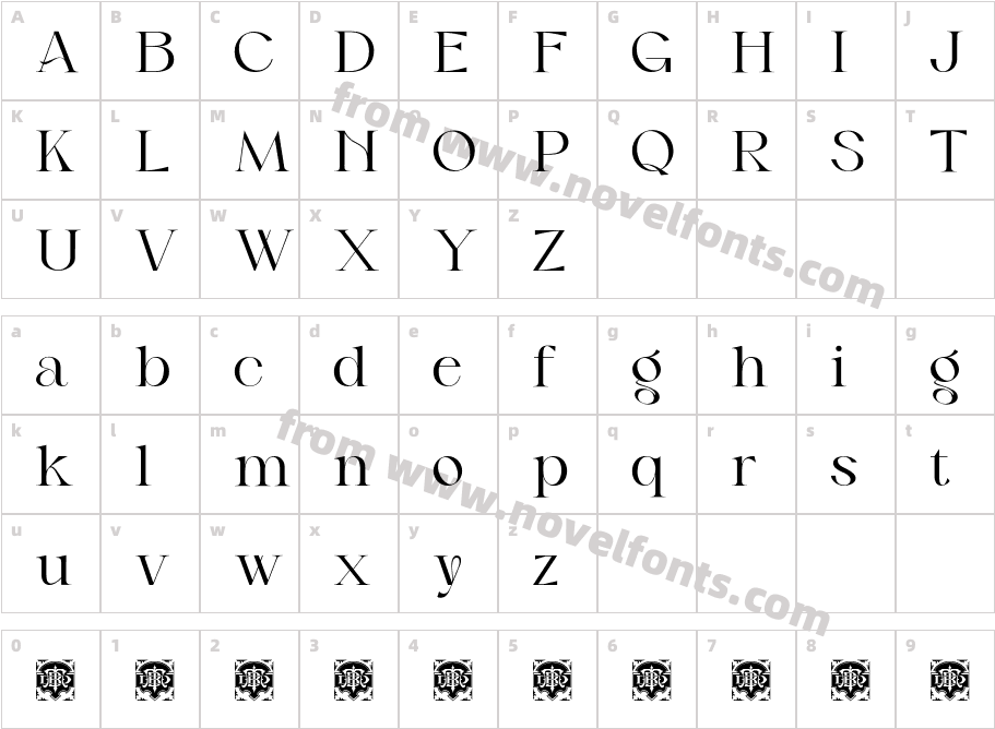 Fermino DemoCharacter Map