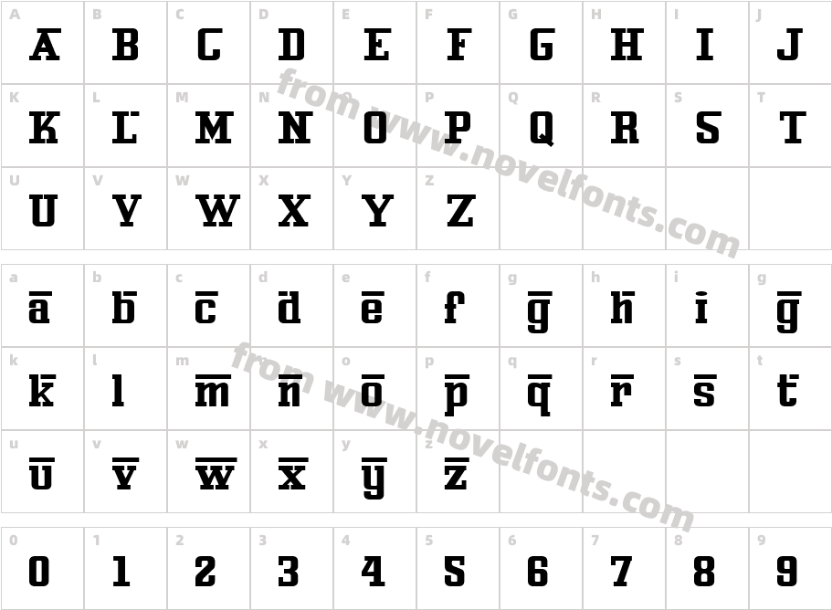 Ferro RossoCharacter Map