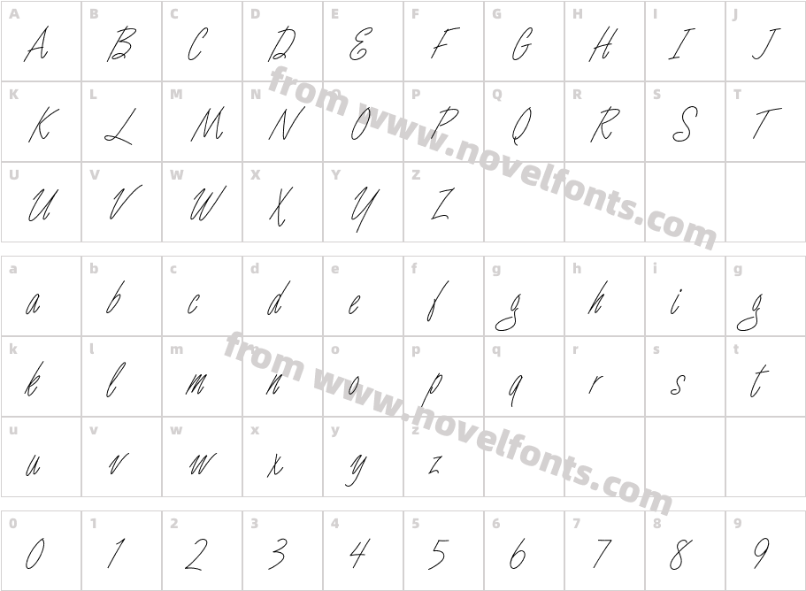 LuceOneCharacter Map