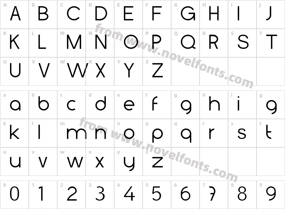 Fidena ThinCharacter Map