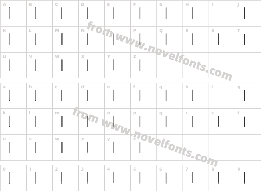 Fit Devanagari SkylineCharacter Map