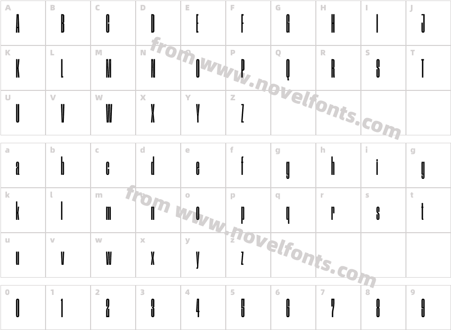 Fixture Ultra LightCharacter Map