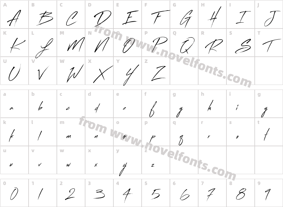 Flash BackCharacter Map