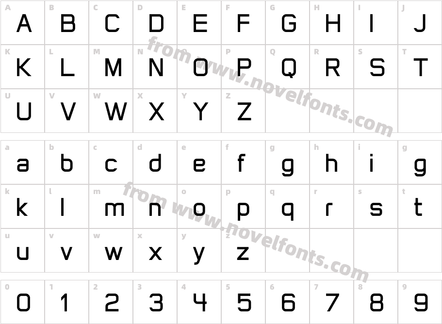 Flat Sans Medium W00 MediumCharacter Map