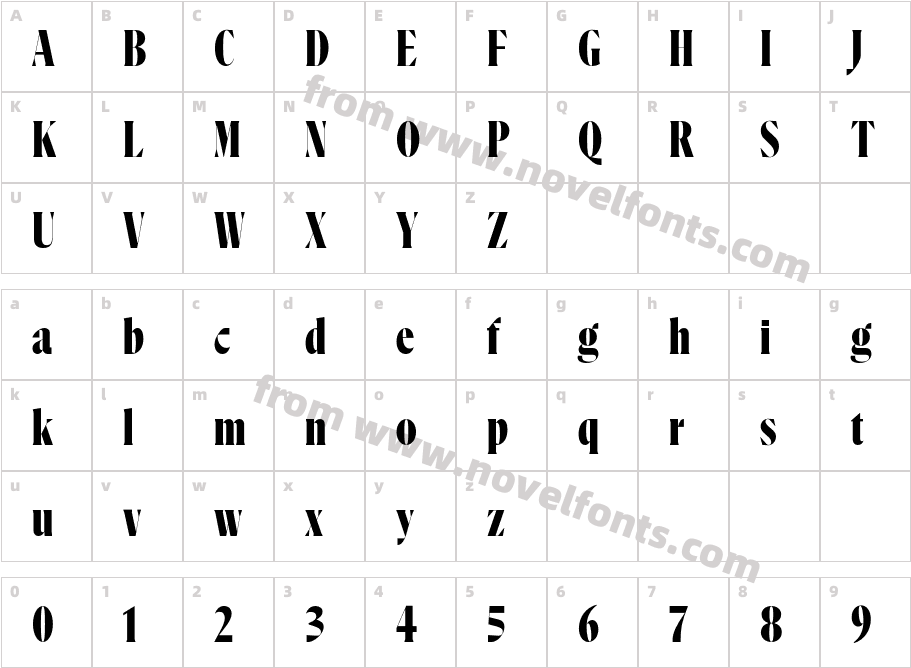 Flecha Bronzea Test L BoldCharacter Map