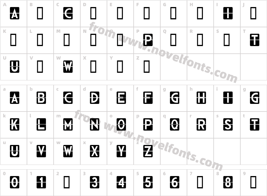 Flipboard JNLCharacter Map