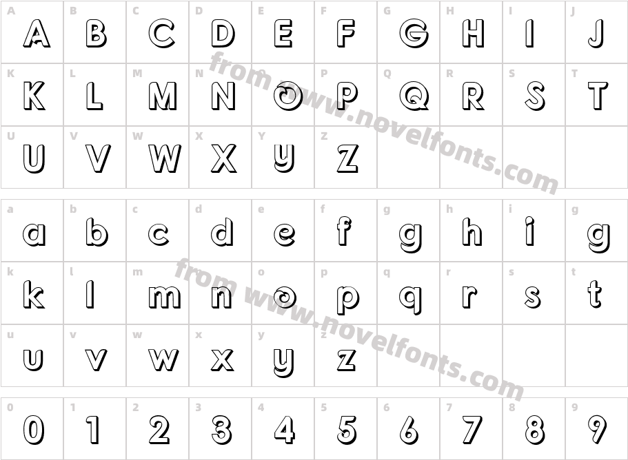 Fonarto XTCharacter Map