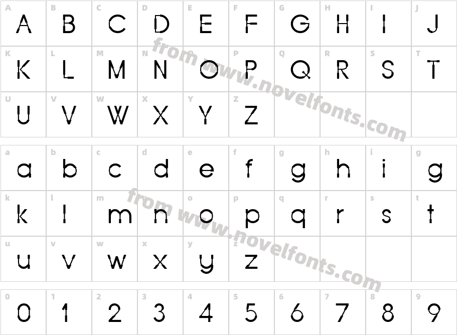 Force OneCharacter Map