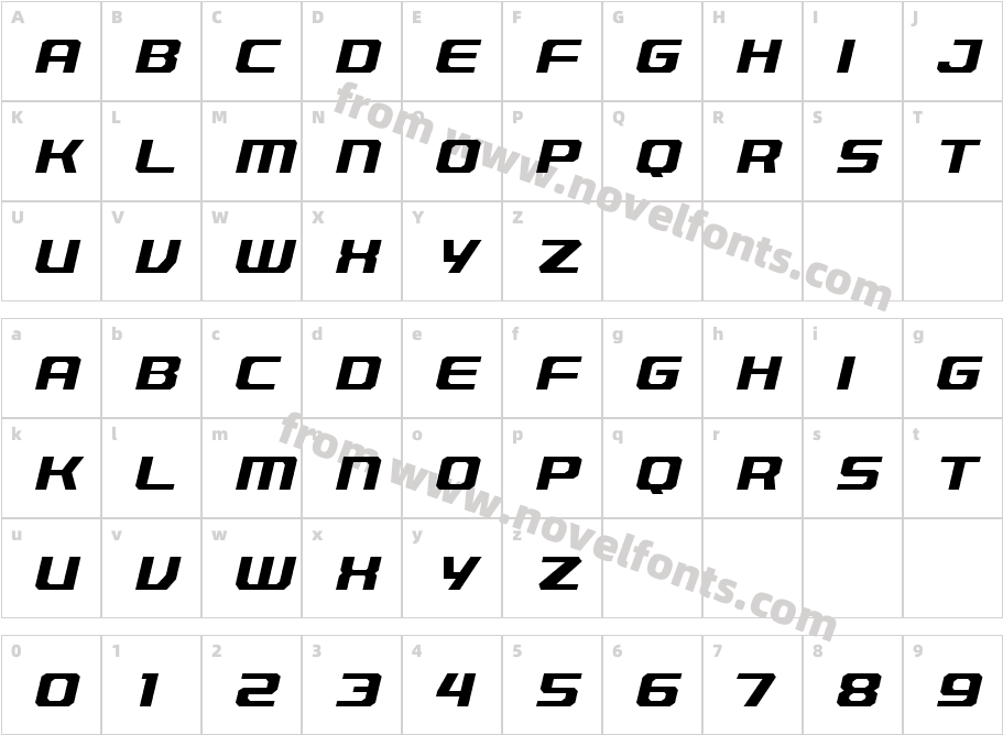 ForeignerCharacter Map