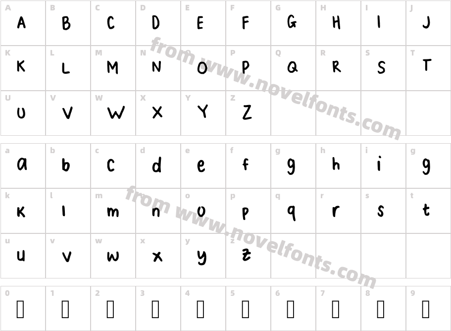 Foresight RegularCharacter Map