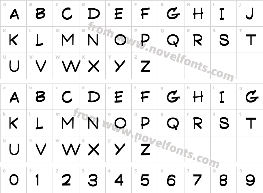 Forest_ BoldCharacter Map