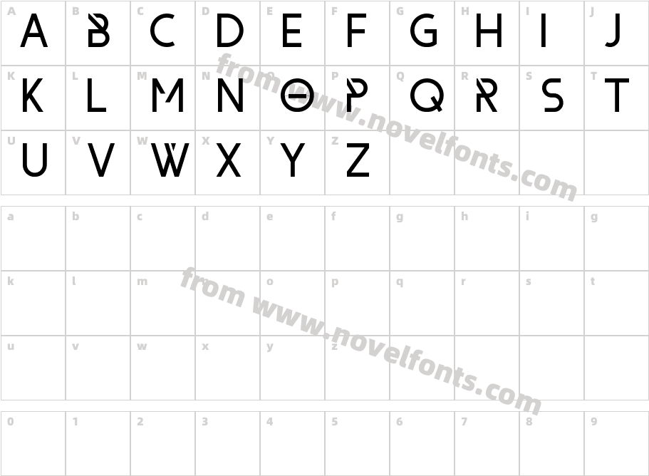 Form RegularCharacter Map