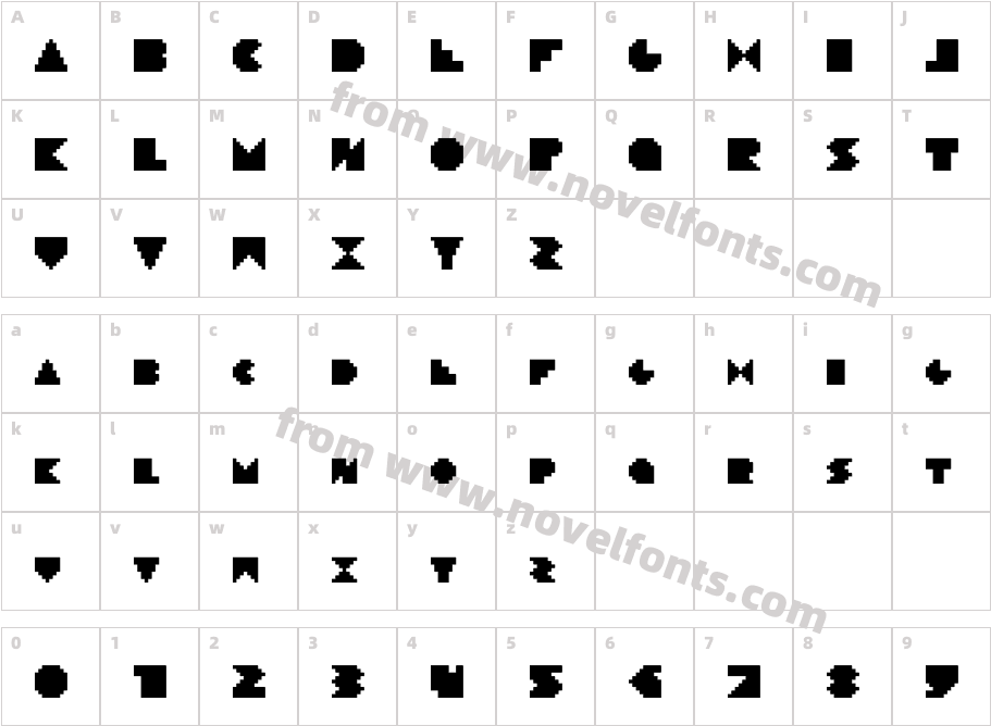 FormaCharacter Map