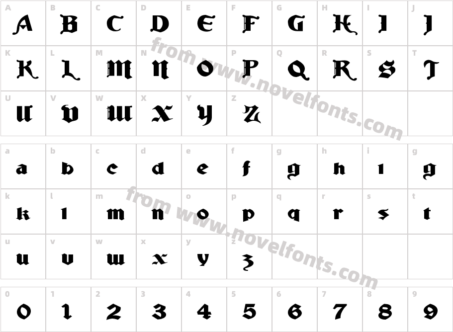 Ludlow Strong AleCharacter Map