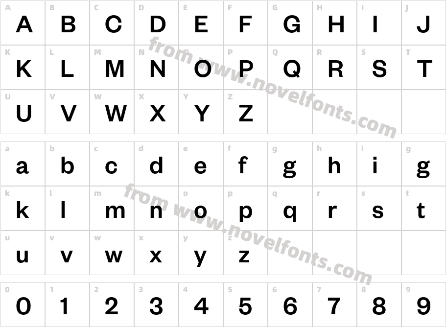 Founders Grotesk MediumCharacter Map