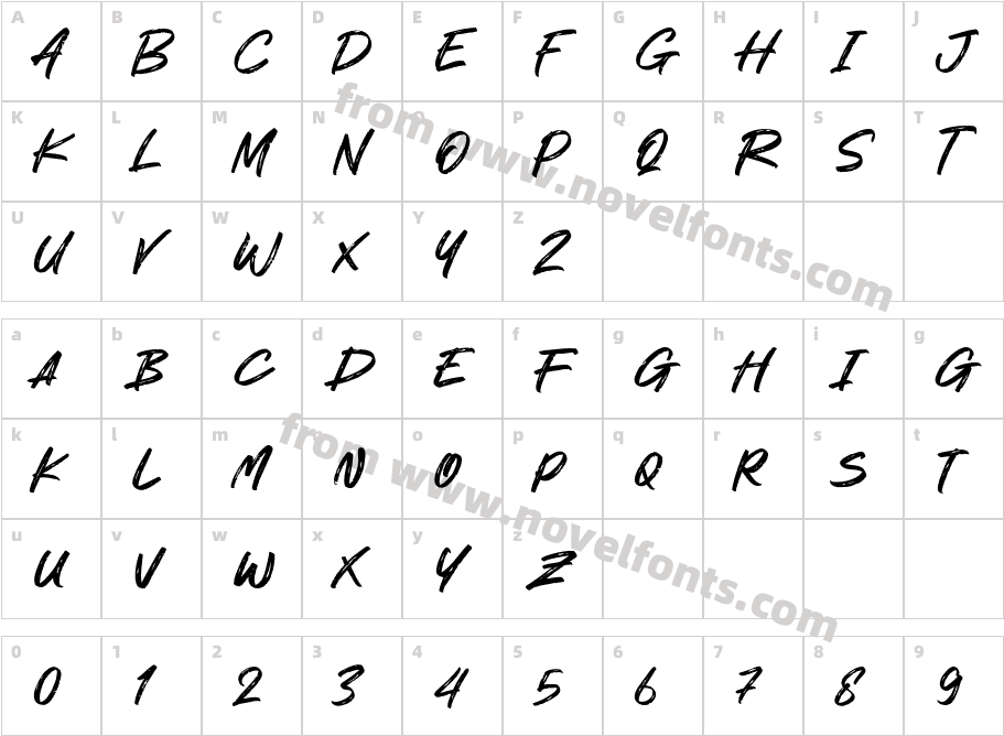 FoxgrabCharacter Map