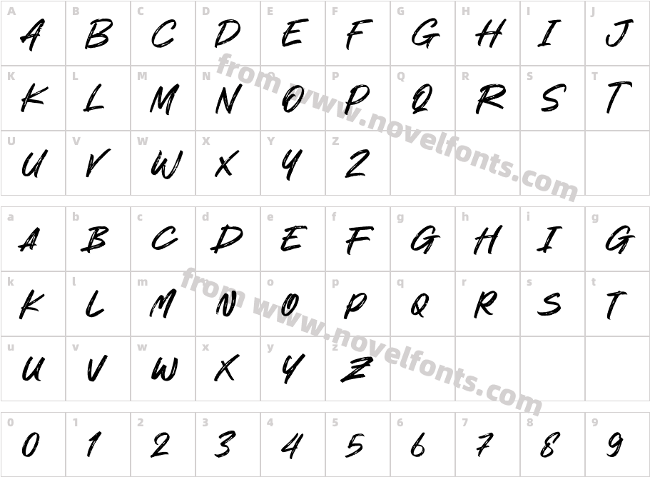 FoxgrabCharacter Map