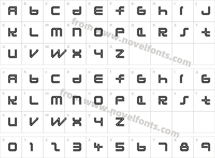 LunasolCharacter Map