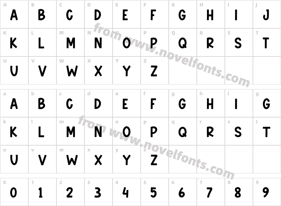 FriendszoneCharacter Map