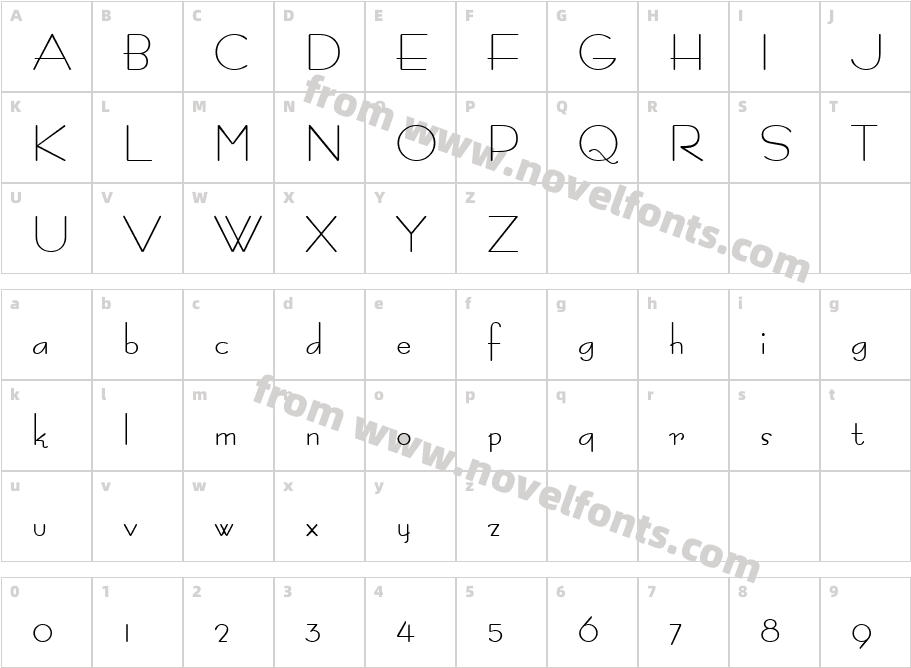 159-CAI978Character Map