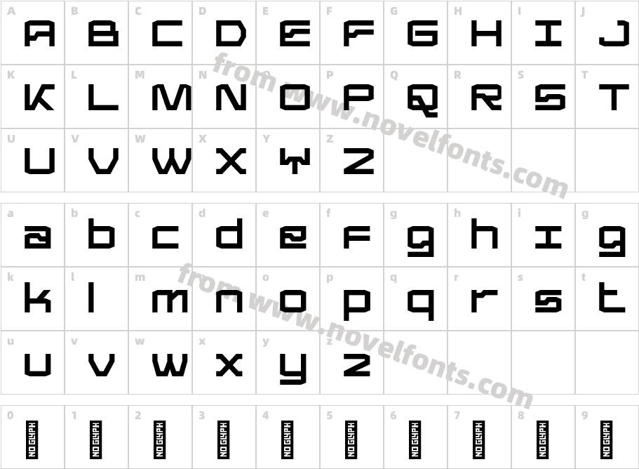 Froxa BoldCharacter Map