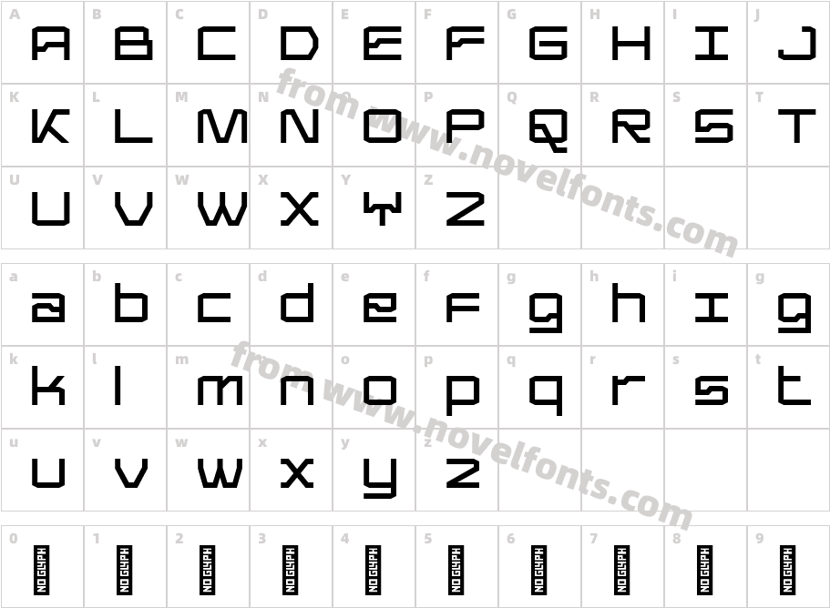 Froxa MediumCharacter Map