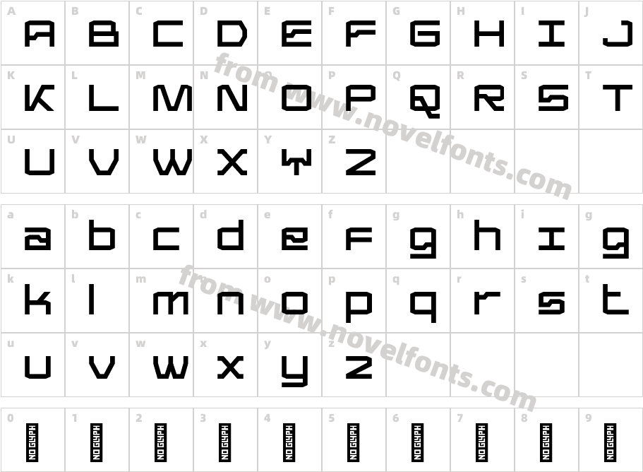 Froxa SemiboldCharacter Map