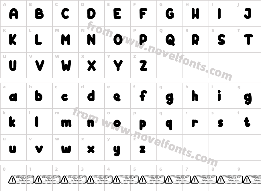 Fruity Milk PERSONAL USE ONLY!Character Map