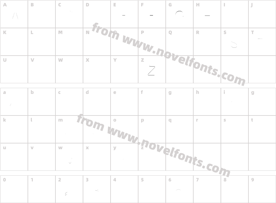 Funtique Singlel LineCharacter Map