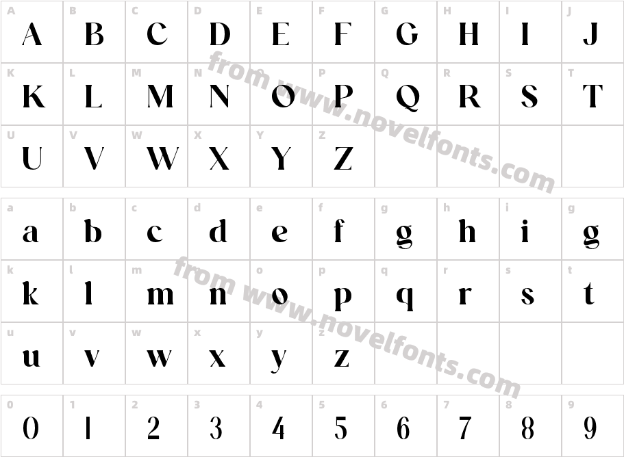 FuntonalieCharacter Map