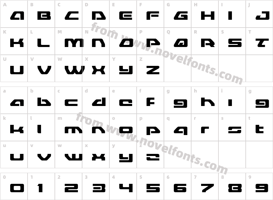 Furian ExpandedCharacter Map