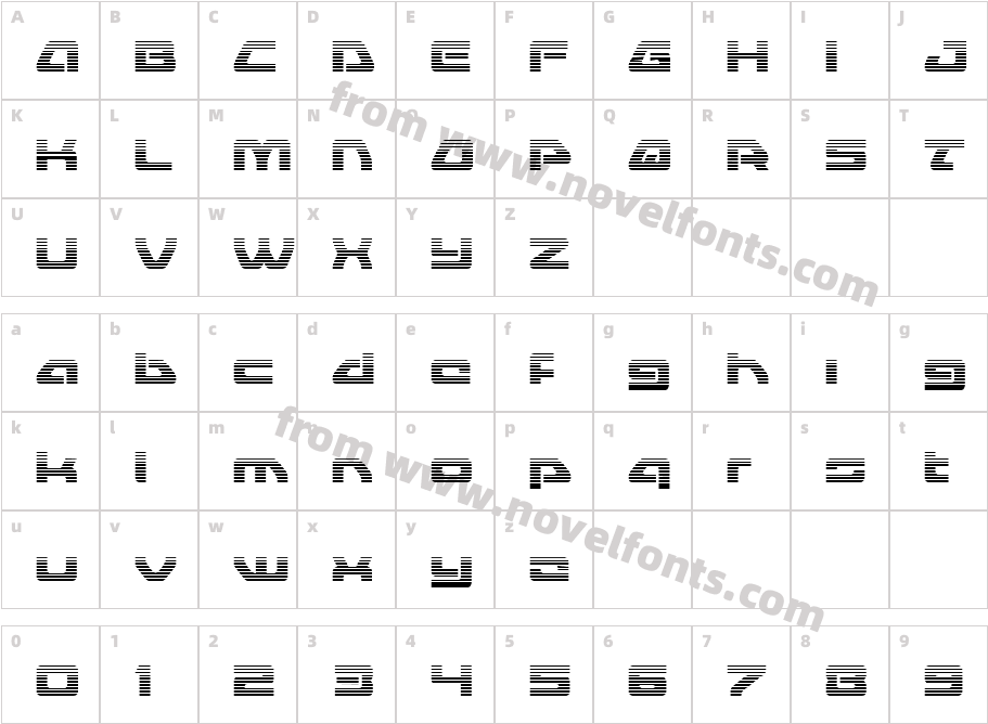 Furian GradientCharacter Map